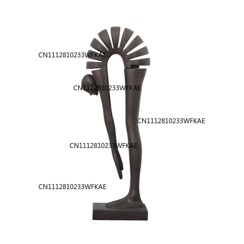 Resin Art Work - Ornamen figur abstrak resin bergaya Nordik
