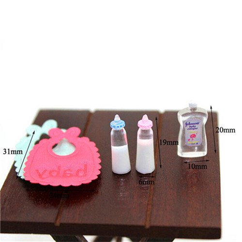 Resin Art Baby - 1:12 Rumah Boneka Miniatur Botol Bayi