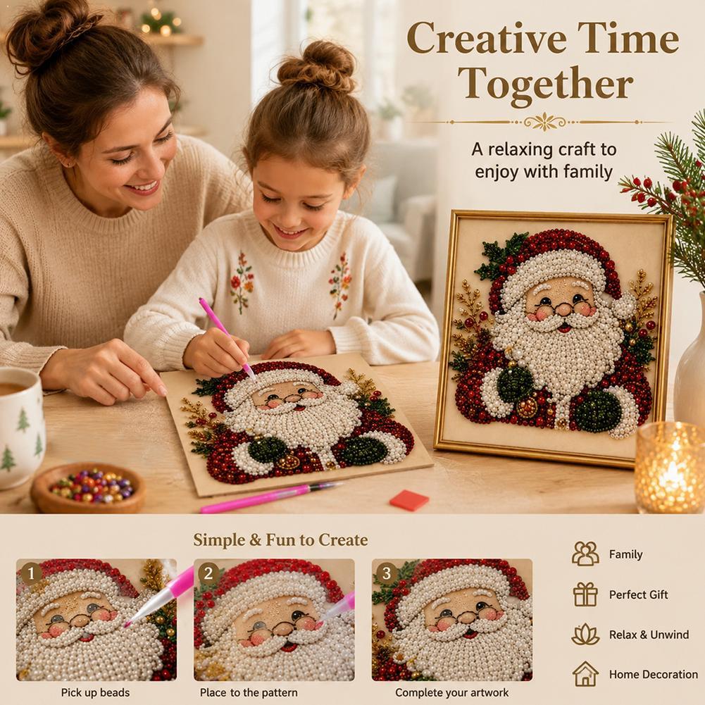 Kit Seni Mutiara Santa Claus N - Resin Art Work ulasan dan harga