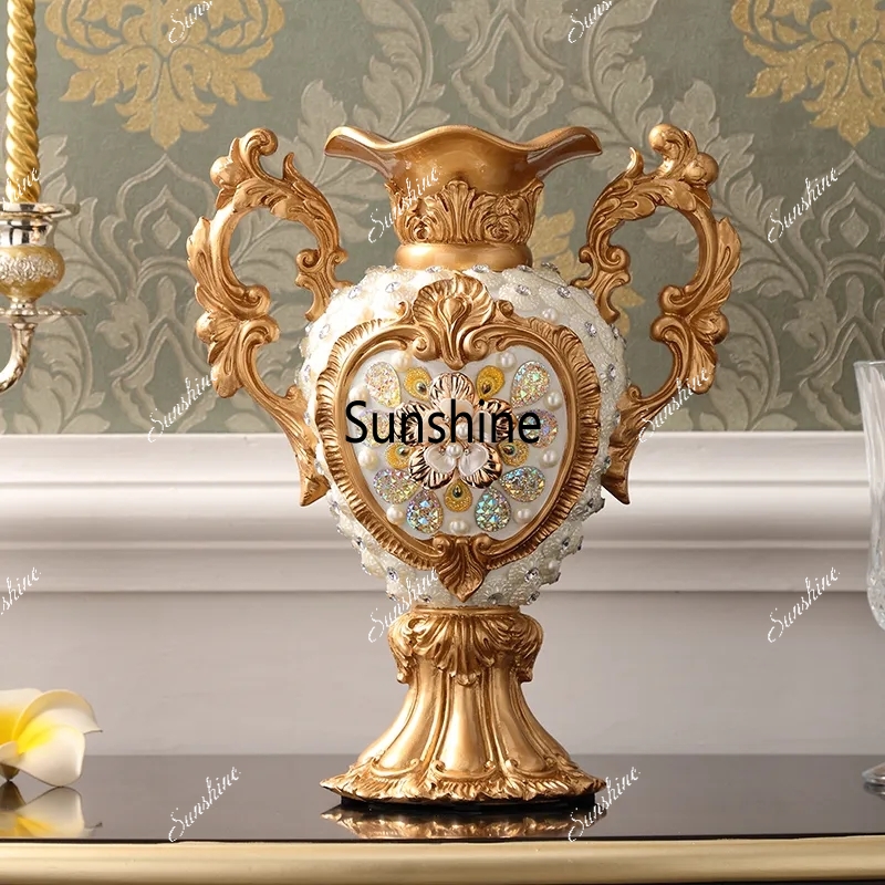 Ornamen Vas Resin Istana Mewah - Resin Art Wedding Gift ulasan dan harga