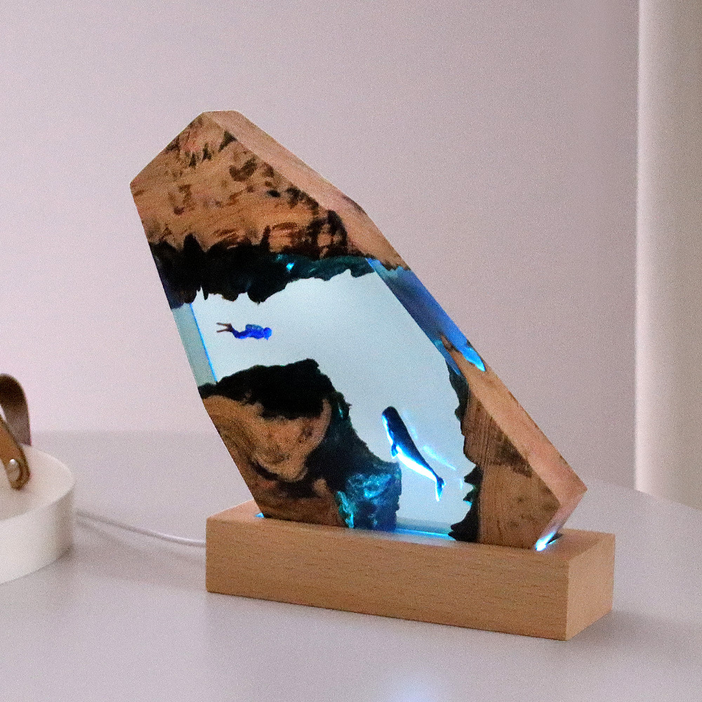 Dekorasi Meja Rumah Penyelam P - Resin Art Wedding Gift ulasan dan harga