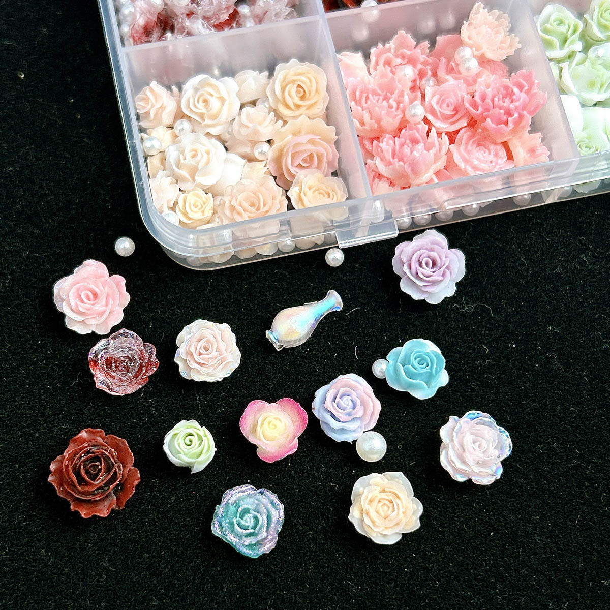 12 Grid 3D Campuran Resin Bung - Resin Art Rose ulasan dan harga