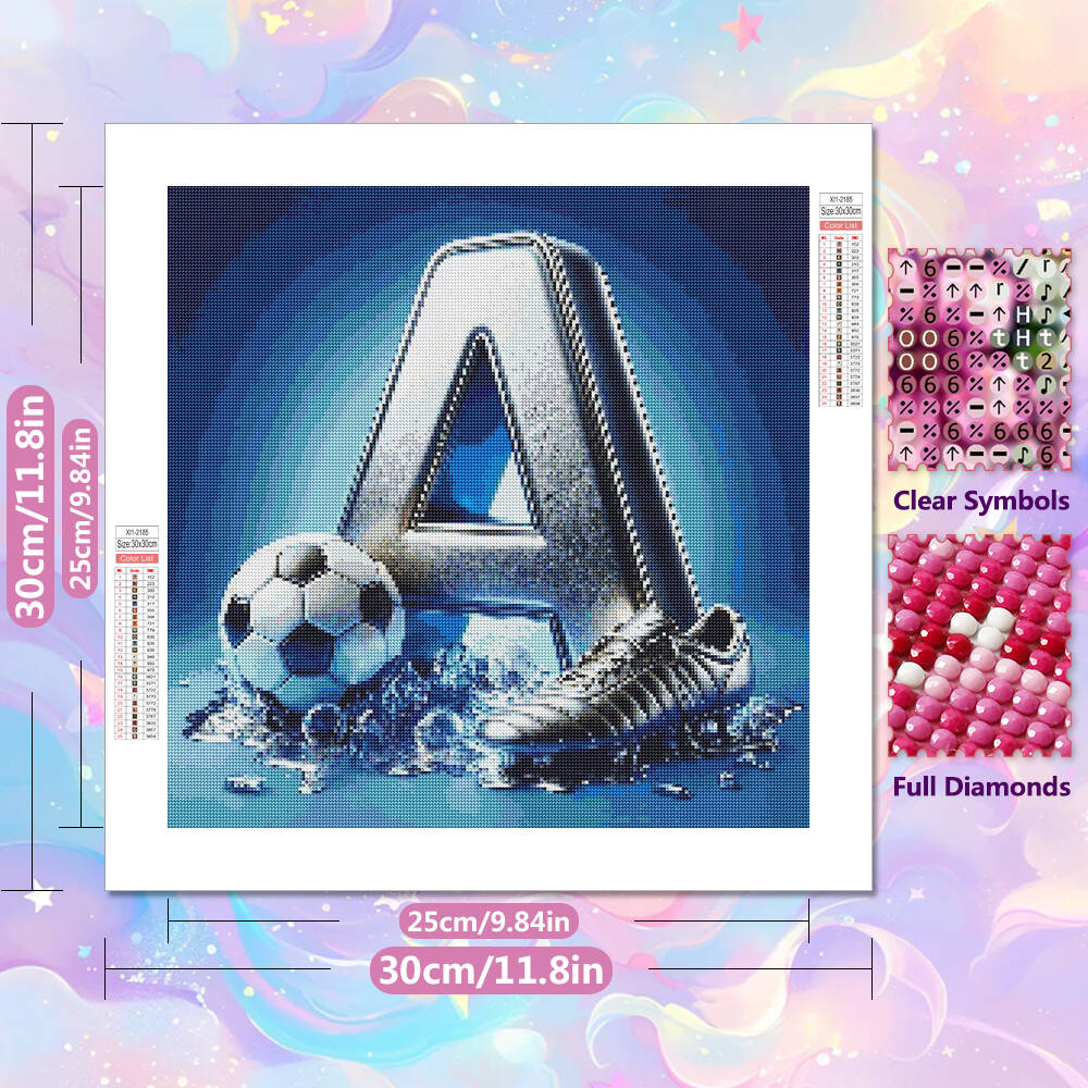 EverShine sepatu alfabet berli - Resin Art Alphabet ulasan dan harga