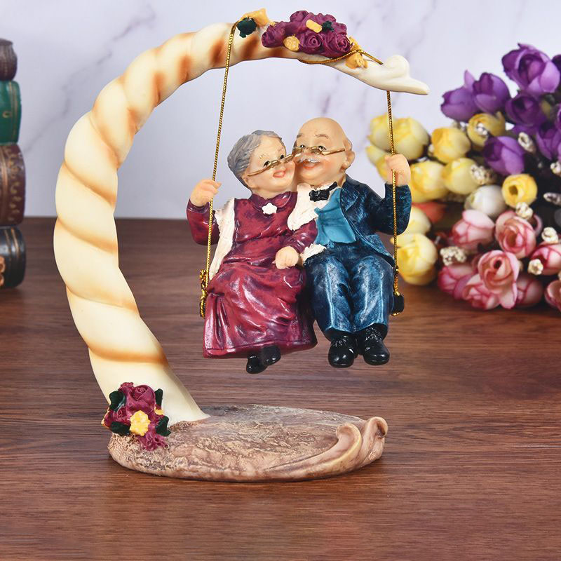 Figur Resin Pasangan Tua Berga - Resin Art Wedding Gift ulasan dan harga