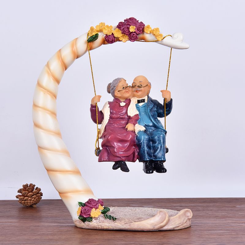 Figur Resin Pasangan Tua Berga - Resin Art Wedding Gift ulasan dan harga