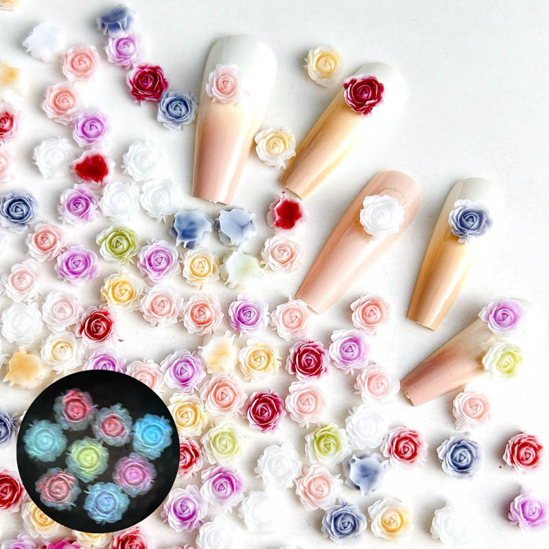 30 buah 8MM 3D akrilik bunga m - Resin Art Rose ulasan dan harga